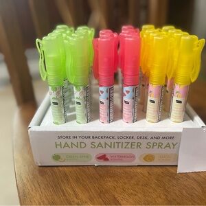 Hand Sanitizer Spray Set - Green, Pink, Yellow